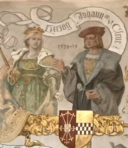 Maria of Julich-Berg and her husband, John III, Duke of Cleves. Copyright Hisotryfan