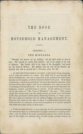 Mrs Beeton’s Book of Household Management