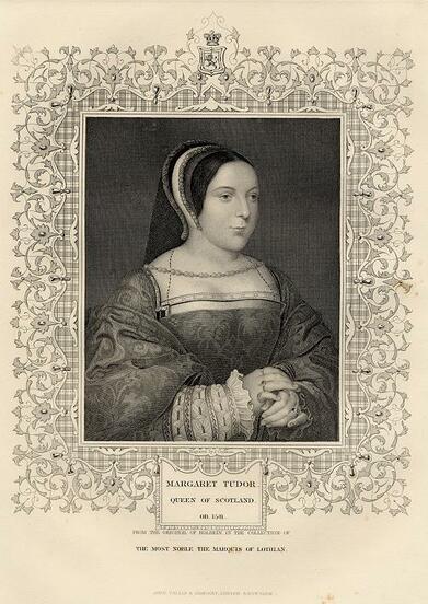 Margaret Tudor, image courtesy of ancestryimages.com