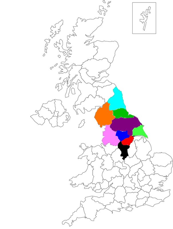 Counties of England 